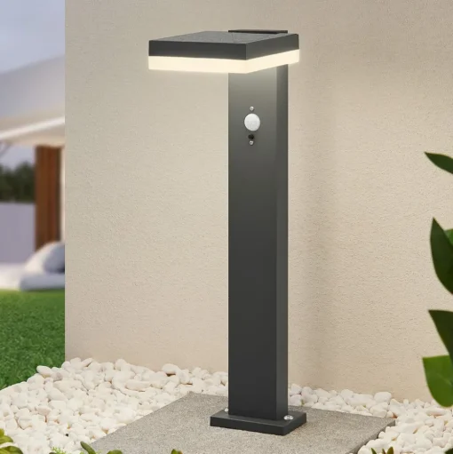 Lindby Laira LED solar-sokkellamp, 50 cm