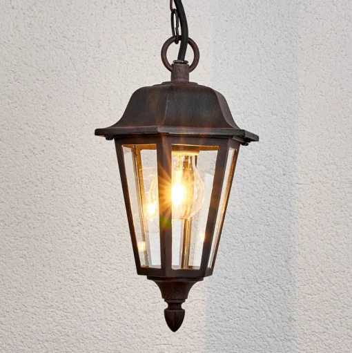 Lindby Lamina buiten hanglamp, Ø 18 cm, lantaarn, E27