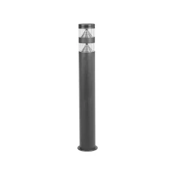 Lindby Lanea LED tuinpadverlichting, 60 cm, zwart, roestvrij staal, IP44