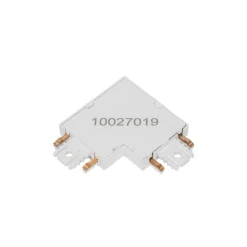 Lindby L-connector Lumaro, 90°, wit, hoekig, set van 2