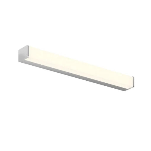 Lindby LED badkamerlamp Klea, 60 cm, chroom, metaal, IP44