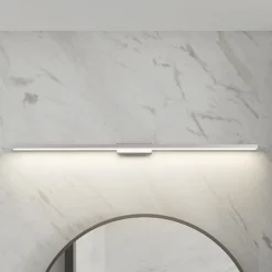 Lindby LED badkamerspiegel lamp Alenia, 120 cm, chroom