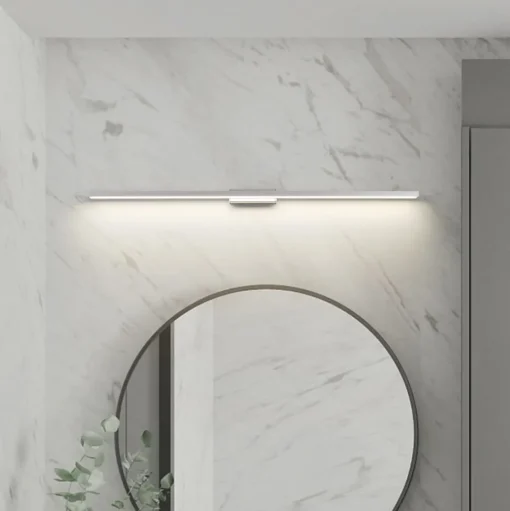 Lindby LED badkamerspiegel lamp Alenia, 120 cm, chroom