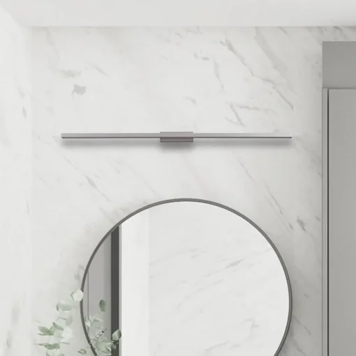 Lindby LED badkamerspiegel lamp Alenia, 120 cm, chroom