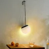 Lindby LED buiten hanglamp Eleia, RGBW, 20 cm, oplaadbare batterij