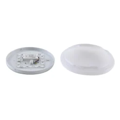 Lindby LED buiten plafondlamp Kirkola, 4000 K, Ø 26 cm, wit