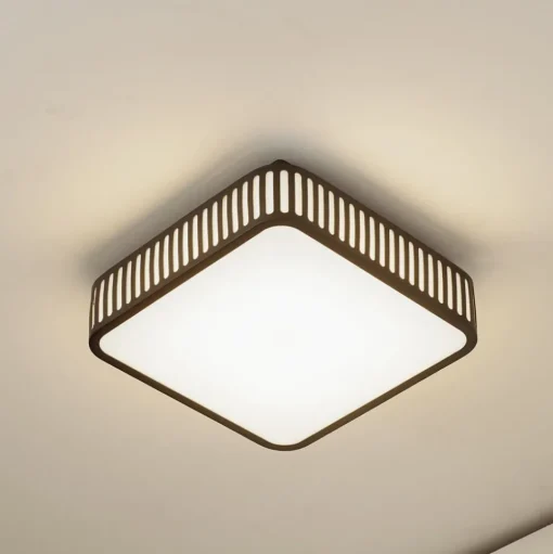 Lindby LED buiten plafondlamp Lurinda, 26 cm zwart, IP44