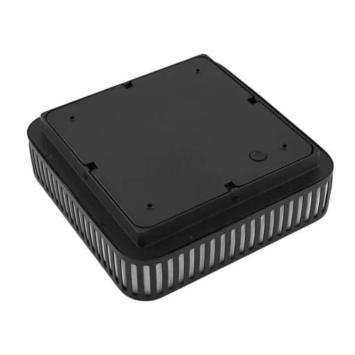 Lindby LED buiten plafondlamp Lurinda, 26 cm zwart, IP44