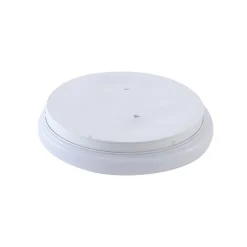 Lindby LED buiten plafondlamp Kirkola, 3000 K, Ø 26 cm, wit