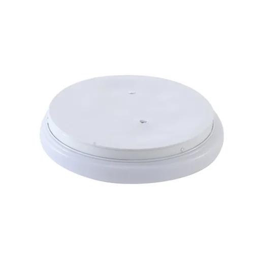 Lindby LED buiten plafondlamp Kirkola, 3000 K, Ø 26 cm, wit
