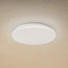 Lindby LED buiten plafondlamp Kirkola, 4000 K, Ø 34 cm, wit