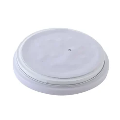 Lindby LED buiten plafondlamp Kirkola, 4000 K, Ø 34 cm, wit