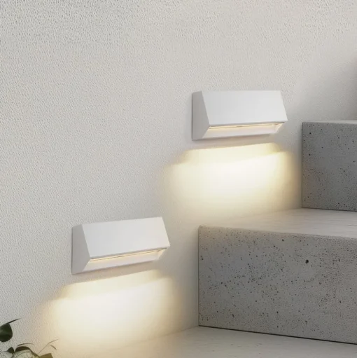 Lindby LED buiten wandlamp Appeso, lengte 22 cm, set van 2