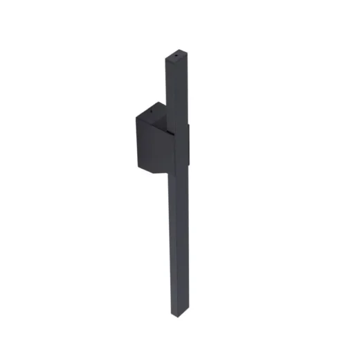 Lindby LED buiten wandlamp Sakari, zwart, aluminium, 50 cm hoog