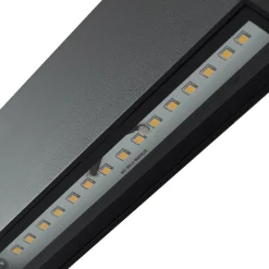 Lindby LED buiten wandlamp Jarte, zwart, metaal, 17cm, IP54