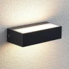 Lindby LED buiten wandlamp Nienke, 17 cm, zeewaterbestendig, IP65