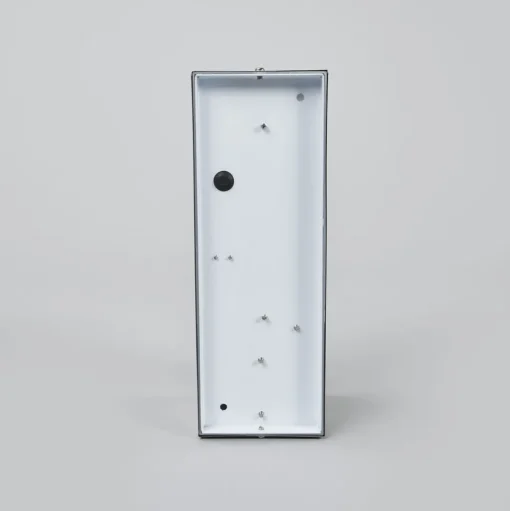 Lindby LED buiten wandlamp Severina, 25 cm, sensor, staal