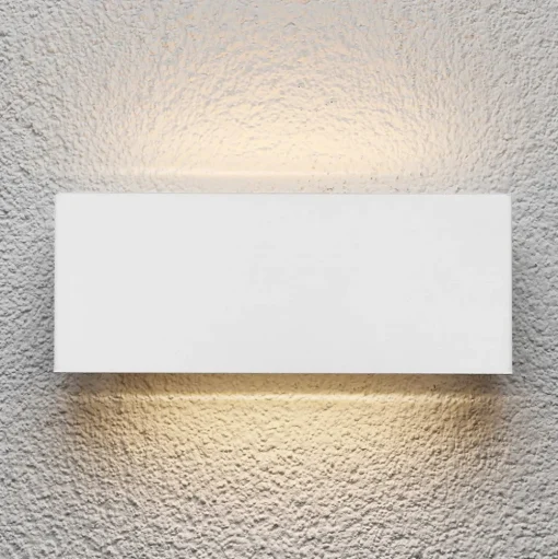 Lindby LED buiten wandlamp Safira, metaal, omhoog/omlaag, IP44