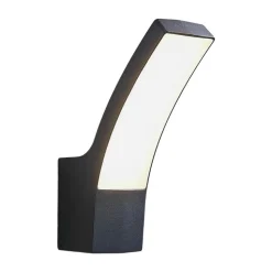 Lindby LED buiten wandlamp Ilvita, antraciet, metaal, IP54