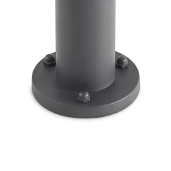 Lindby LED buitenlamp Keily, cirkel, antraciet, metaal