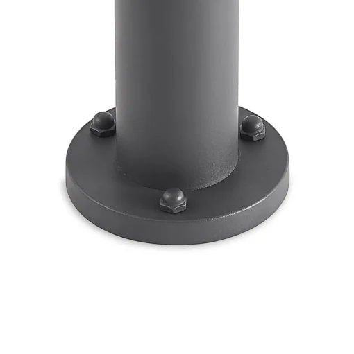 Lindby LED buitenlamp Keily, cirkel, antraciet, metaal