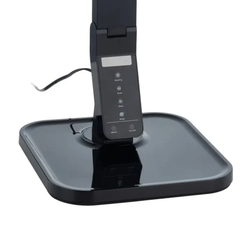 Lindby LED bureaulamp Eleni, zwart, CCT, dimbaar