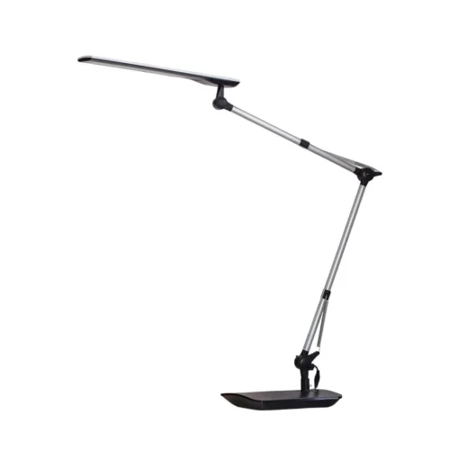 Lindby LED bureaulamp Felipe, zwart, klemvoet