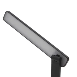 Lindby LED bureaulamp Rylas, zwart, USB, CCT