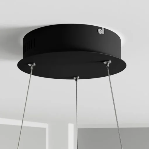 Lindby LED hanglamp Davian, messingkleurig, 49 cm, dimbaar