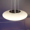 Lindby LED hanglamp Gunda, wit, glas, Ø 47cm