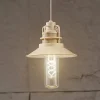 Lindby LED hanglamp Raul, beige, aluminium, Ø 15cm
