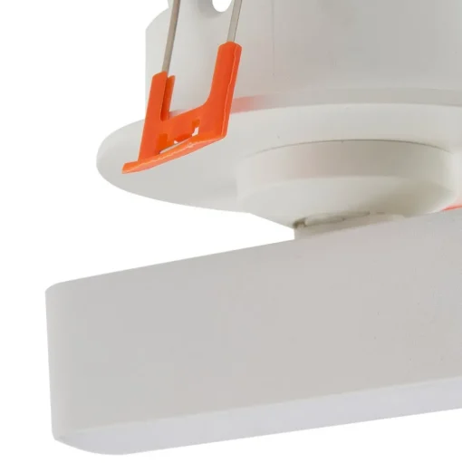 Lindby LED inbouwlamp Eldrin, wit, lichtstrip, 13,1 cm