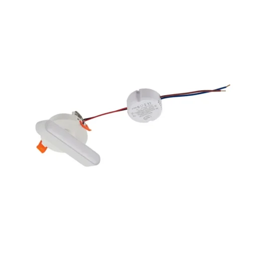 Lindby LED inbouwlamp Eldrin, wit, lichtstrip, 13,1 cm