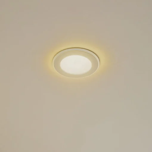 Lindby LED inbouwlamp Toka, 6,5 W, wit, kunststof, CCT