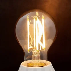 Lindby LED lamp, gloeidraad, E27, 6W, amber, 1800K