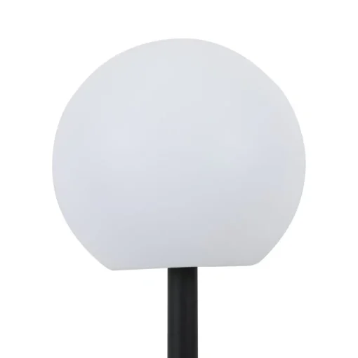 Lindby LED lamp op zonne-energie Amaria, rotan, licht, Ø 27 cm