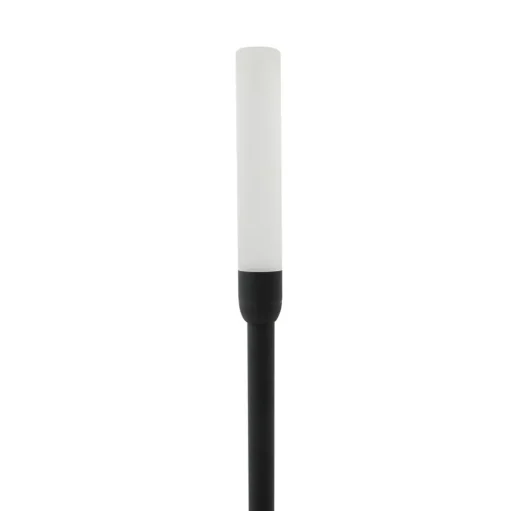 Lindby LED lamp op zonne-energie Balian, zwart, aluminium, 3.000 K