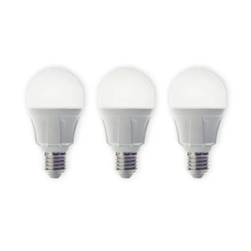 Lindby LED lamp, set van 3, E27, 8,5 W, mat, 3.000 K