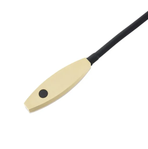 Lindby LED leeslamp Flexola, goud, rond, metaal, stekker
