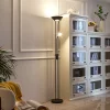 Lindby LED leeslampje Josefin, zwart, leeslampje, dimbaar