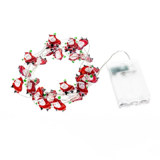 Lindby LED lichtketting Motje, Kerstman, 320 cm, IP20