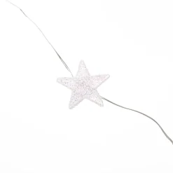 Lindby LED lichtketting Motje, sterren, 30 lampjes, 320 cm, IP20