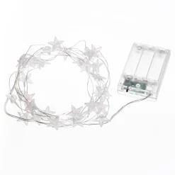 Lindby LED lichtketting Motje, sterren, 30 lampjes, 320 cm, IP20