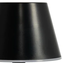 Lindby LED oplaadbaar licht Gaja, zwart, USB, IP44, RGBW, dimbaar.