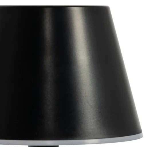 Lindby LED oplaadbaar licht Gaja, zwart, USB, IP44, RGBW, dimbaar.