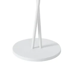 Lindby LED oplaadbare tafellamp Janea CROSS, wit, metaal