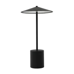 Lindby LED oplaadbare tafellamp Janea CUBE, groen, metaal