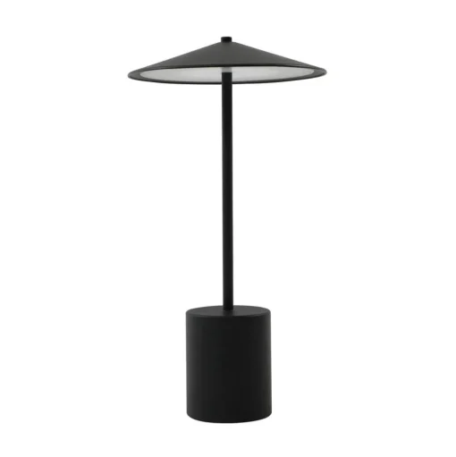 Lindby LED oplaadbare tafellamp Janea CUBE, groen, metaal