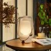 Lindby LED oplaadbare tafellamp Nella, wit, USB, IP44, dimbaar