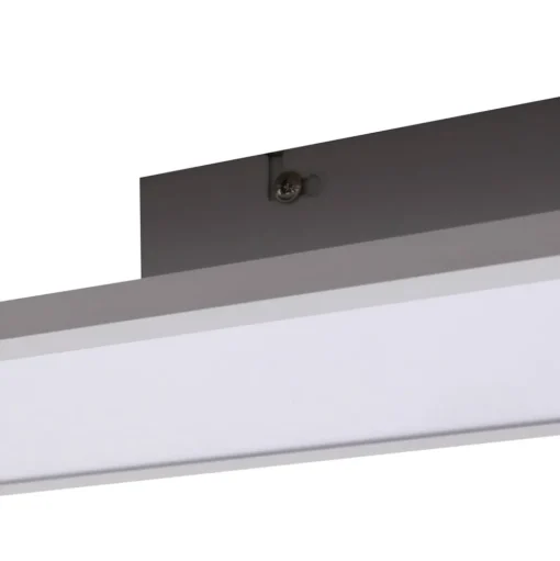 Lindby LED paneel Enhife, wit, 80 x 20 cm, metaal, 4.000 K